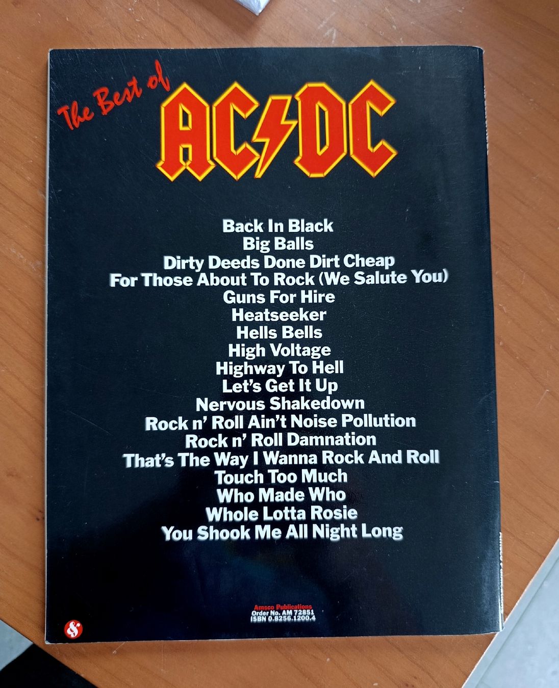 Libri: ACDC Notenbuch 1988 – Usato da Wil SG venduto da Donaldus 1
