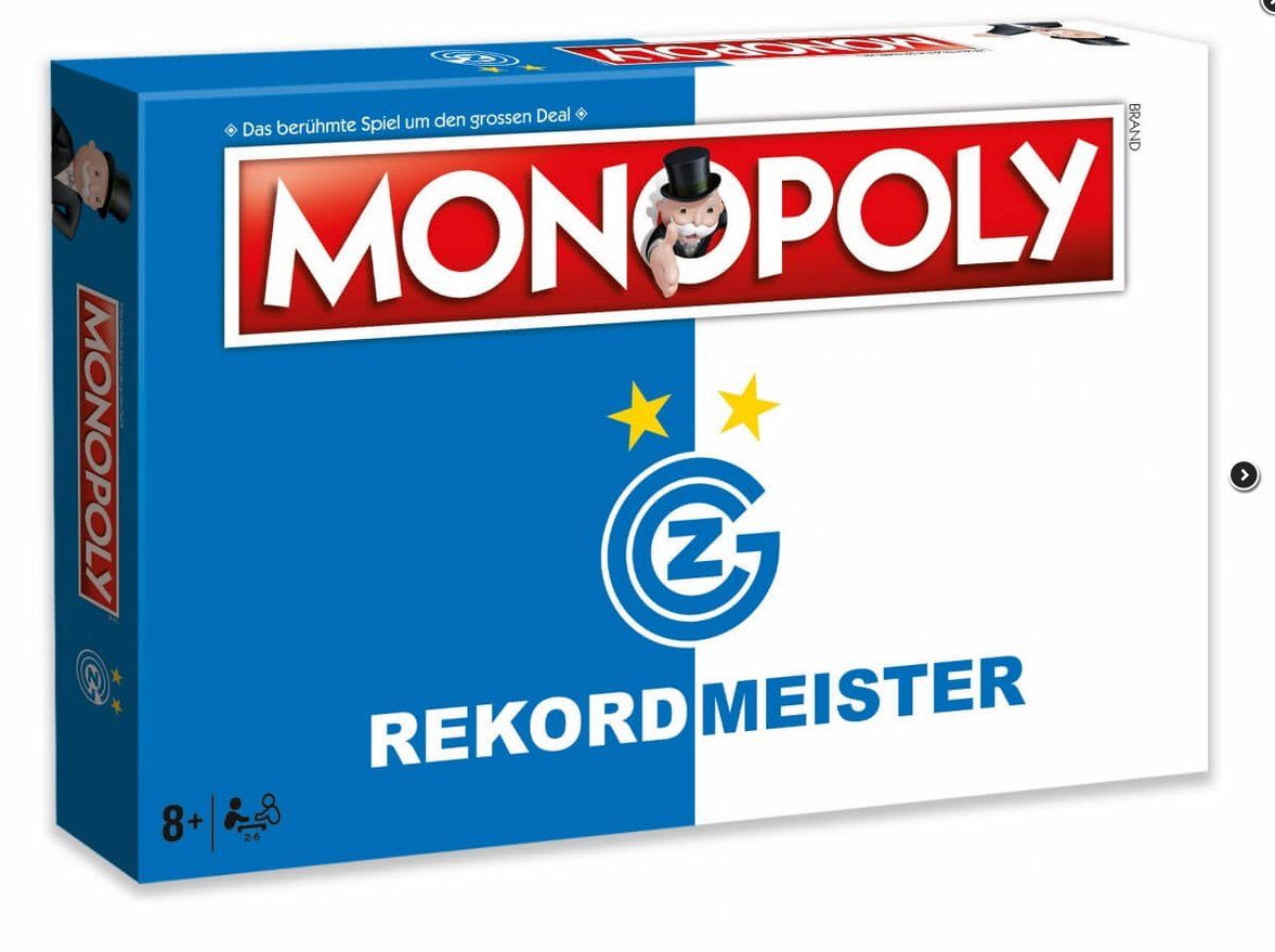Giochi: Monopoly Grasshopper Club Zürich – Nuovo e nell'imballaggio originale da Oensingen venduto da Liquidations-Shop 1
