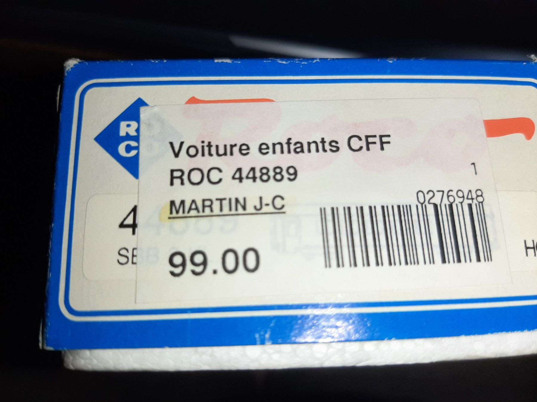 Roco Modelleisenbahnen: ROCO 44889 VOIT. ENFANTS – Gebraucht aus Avully von RIVALIS 8