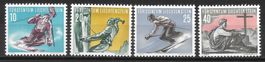 Liechtenstein Serie 278-281 ** Sportserie II 14.6.1955