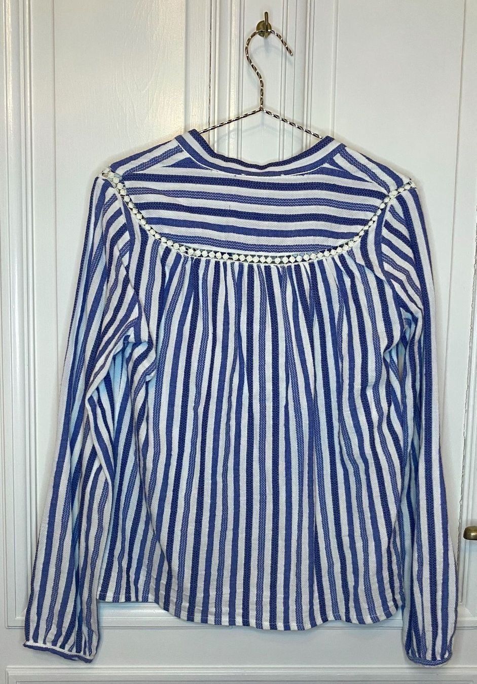 Top: blouse rayée bleu et blanc Opulence – Usato da Carouge GE venduto da adm_ph7g 1