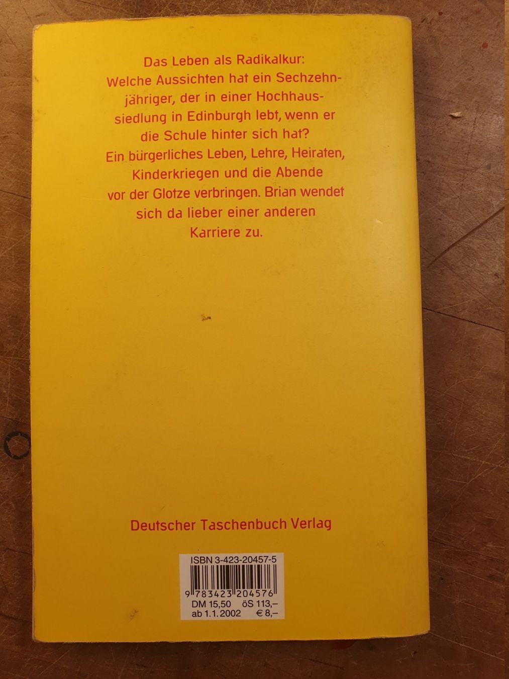 Livres: Der Durchblicker - Irvine Welsh – D'occasion à Zürich par loosebone 9
