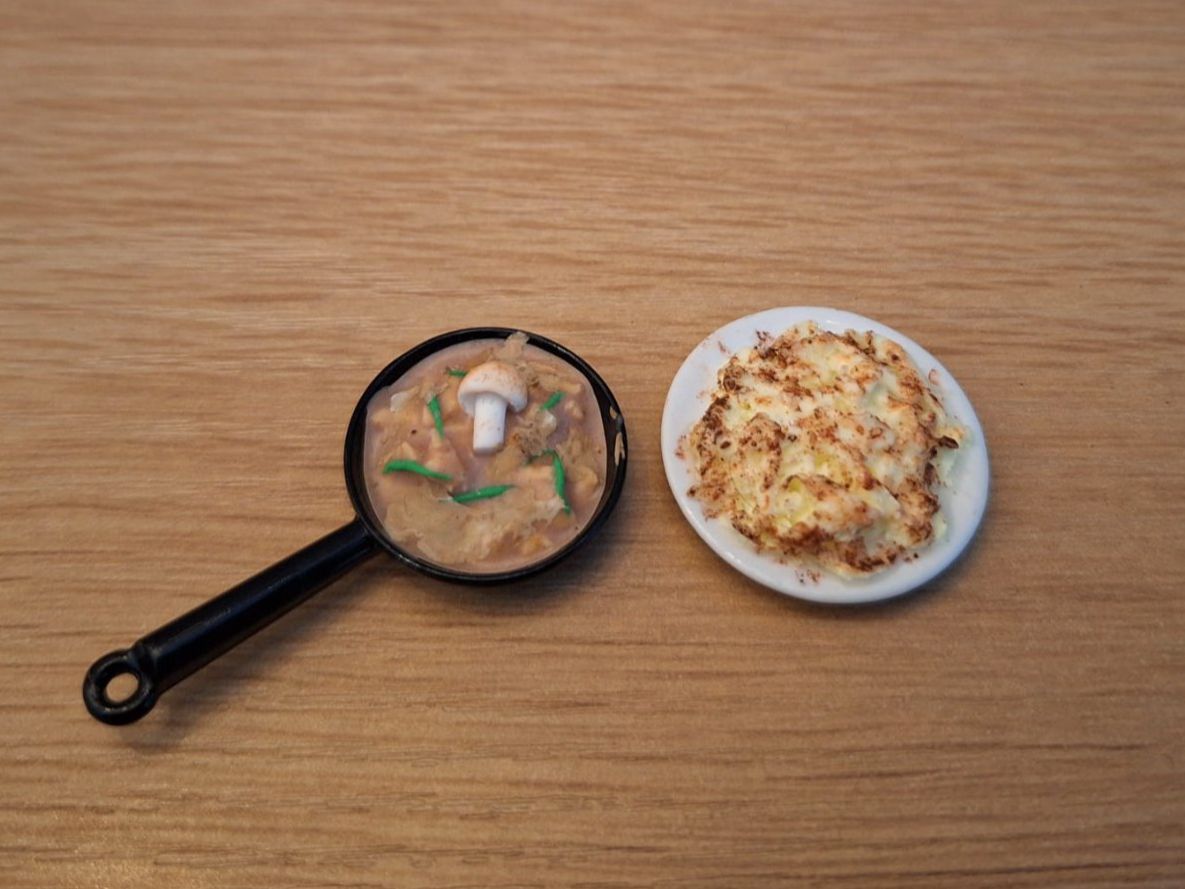 Puppenhäuser & -möbel: Geschnetzeltes mit Rösti, Handgemacht – Neu (gemäss Beschreibung) aus Zürich von HandmadeTinyFood 4