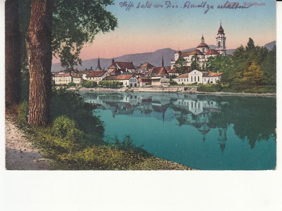 Cartoline postali: Solothurn 1924 – Usato da Bürglen TG venduto da StampGraf