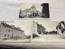 Mollens 3 cartes différentes vers 1915
