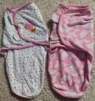 2x SwaddleMe Pucksack, ca. 0-4M