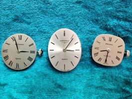 Marken Damenuhrwerke Quartz Convolut als Defekt/Ersatzteile