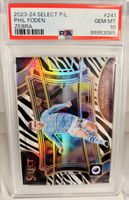Phil Foden - limited /25 - PSA 10 Manchester City Zebra