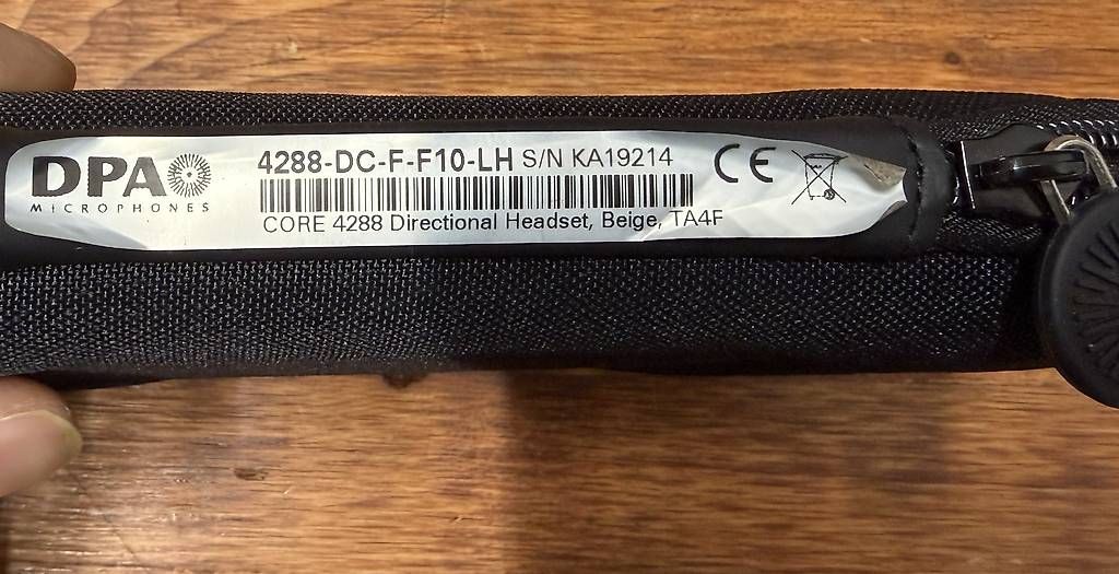 Cuffie: DPA Headset d:fine Core 4288 mit Shure Stecker – Usato da Rüti ZH venduto da Philippek 5