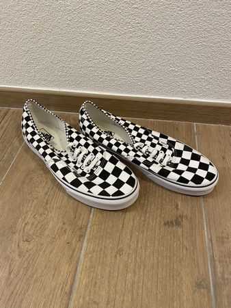 Vans Authentic, Schachbrettmuster, neuwertiger Zustand, 47