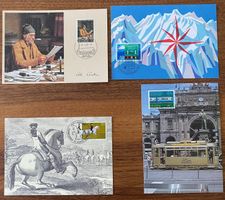 Maximumkarten 4 Stück gemäss Abbildung