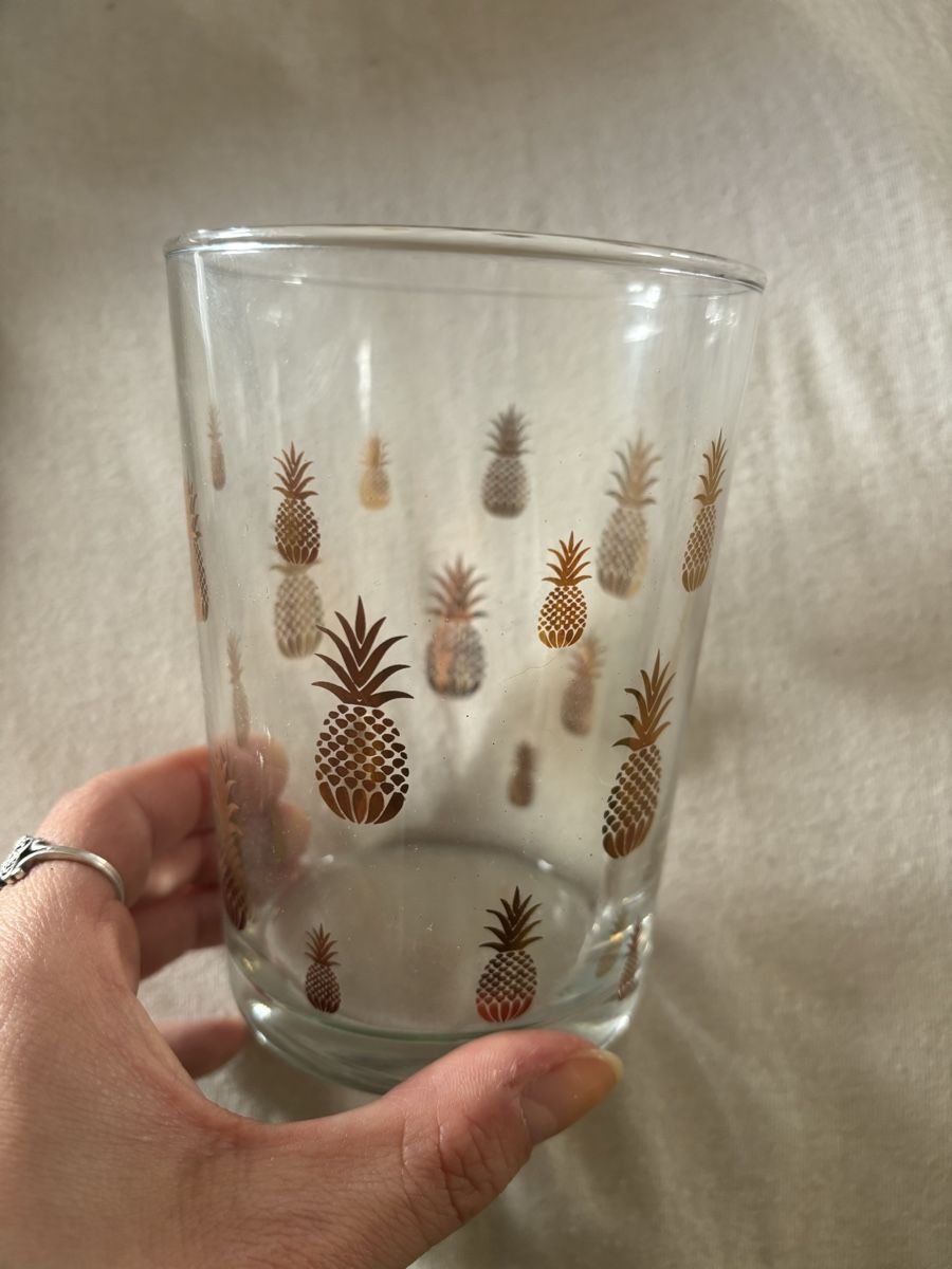 Bicchieri: Glas mit goldenen Ananas – Nuovo (secondo la descrizione) da Nürensdorf venduto da ali_qyh6 1