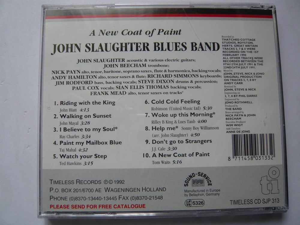 THE John Slaughter Blues Band A New Coat of Paint Kaufen auf Ricardo