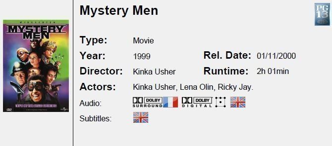 Tutti i DVDs: Mystery Men – Usato da La Magne venduto da materielavendre 1