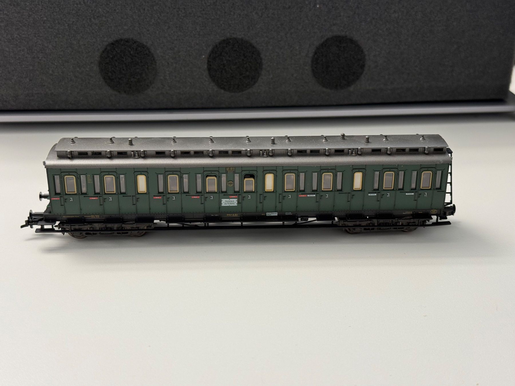 Fleischmann Modellini di ferrovie: FLM 5087 DRG Abteil Personenwagen 3.Kl. / DC HO – Usato da Jonschwil venduto da sutfra12 3