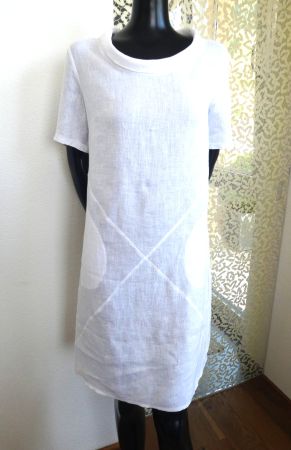 Lina Tomei Leinen Sommer Kleid wie neu, Gr. S