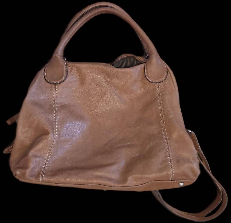 Taschen für Damen: Braune Ledertasche – Gebraucht aus Zürich von denise_g 2