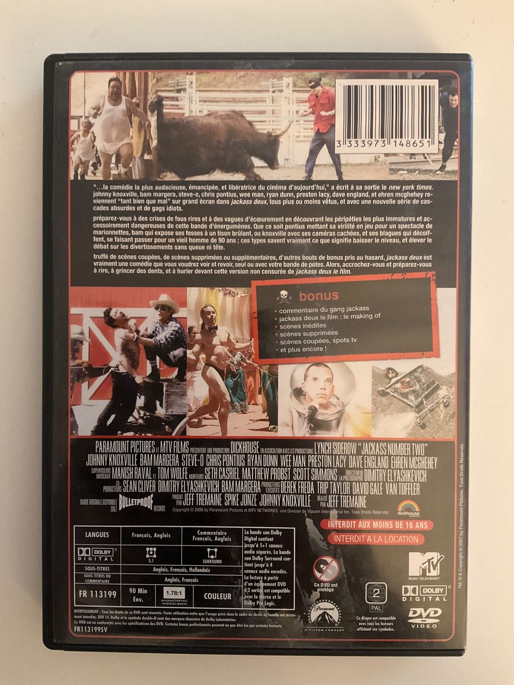 Tutti i DVDs: Jackass 2 le film - Version non censurée - DVD – Usato da Veyrier venduto da Deniro2 1