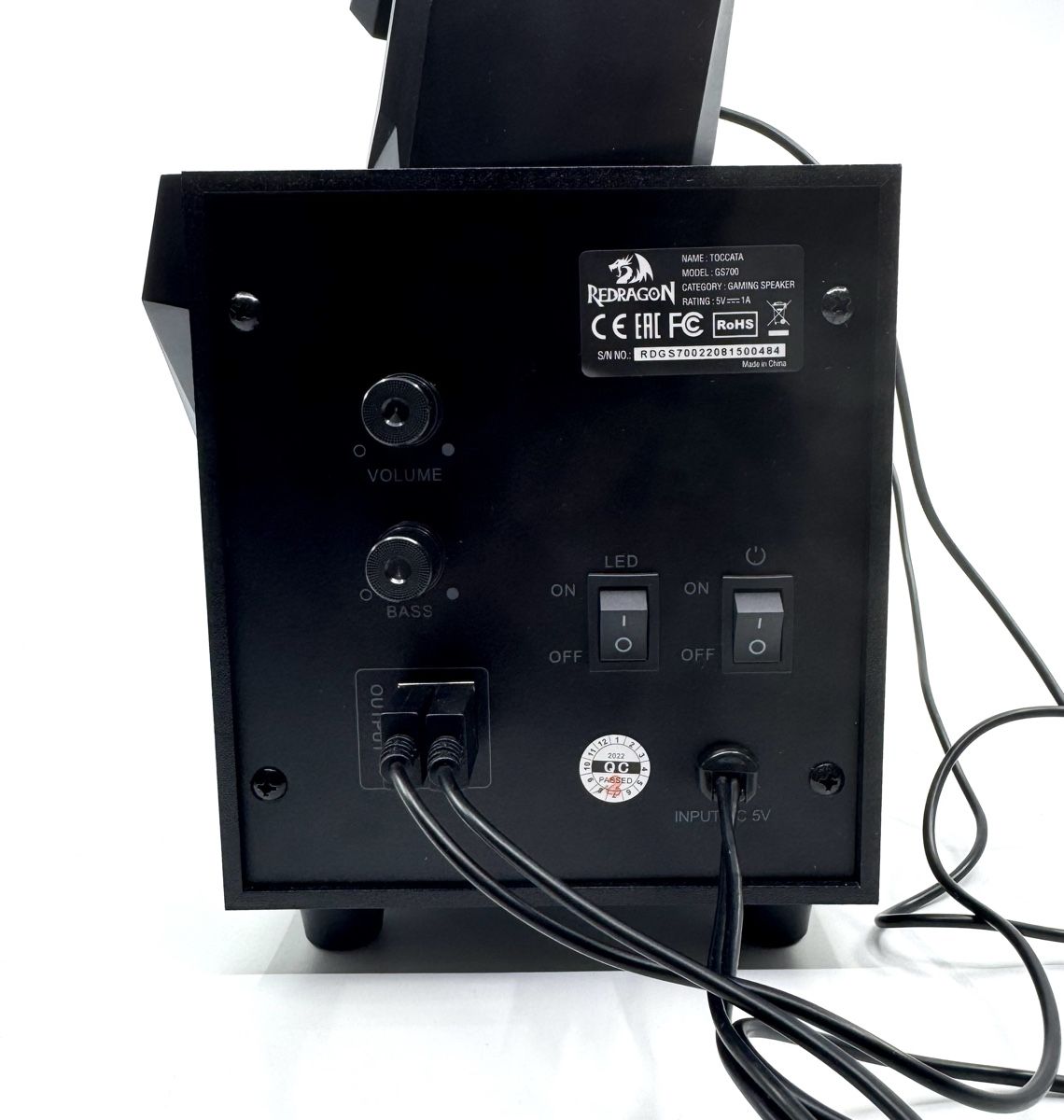 Casse acustiche: Redragon GS700 Toccata Computer-Lautsprecher – Usato da Herisau venduto da Seyashop1 2