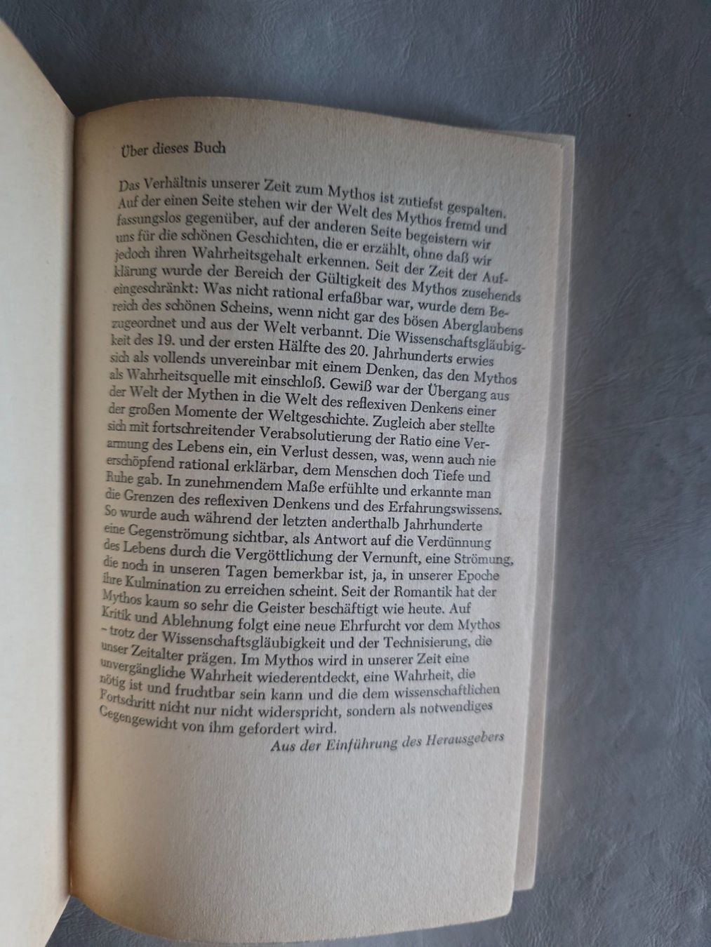 Libri: Die Wirklichkeit des Mythos - Kurt Hoffman - 1965 – Usato da Walterswil BE venduto da Lonitti 4