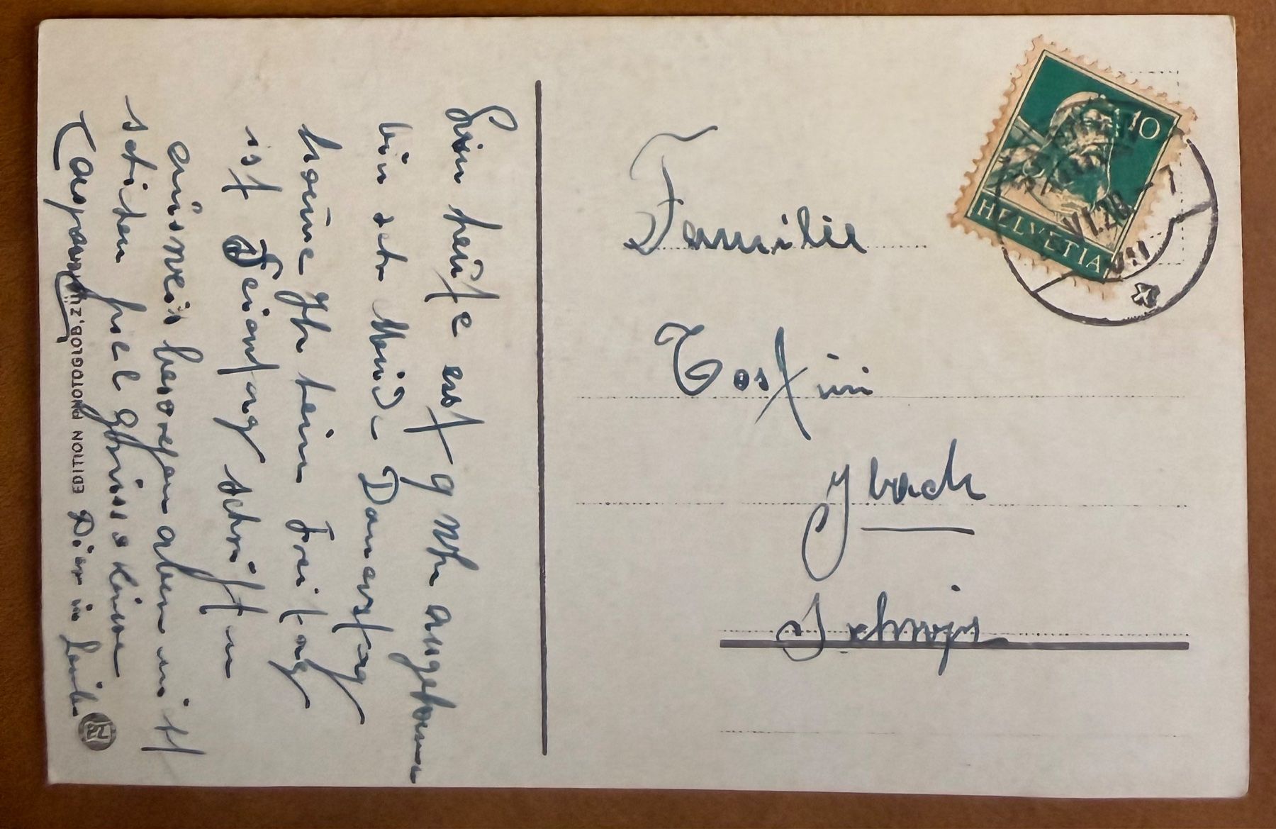 Cartoline postali: Sarnen - 1920 – Usato da Lutry venduto da Ediego 1