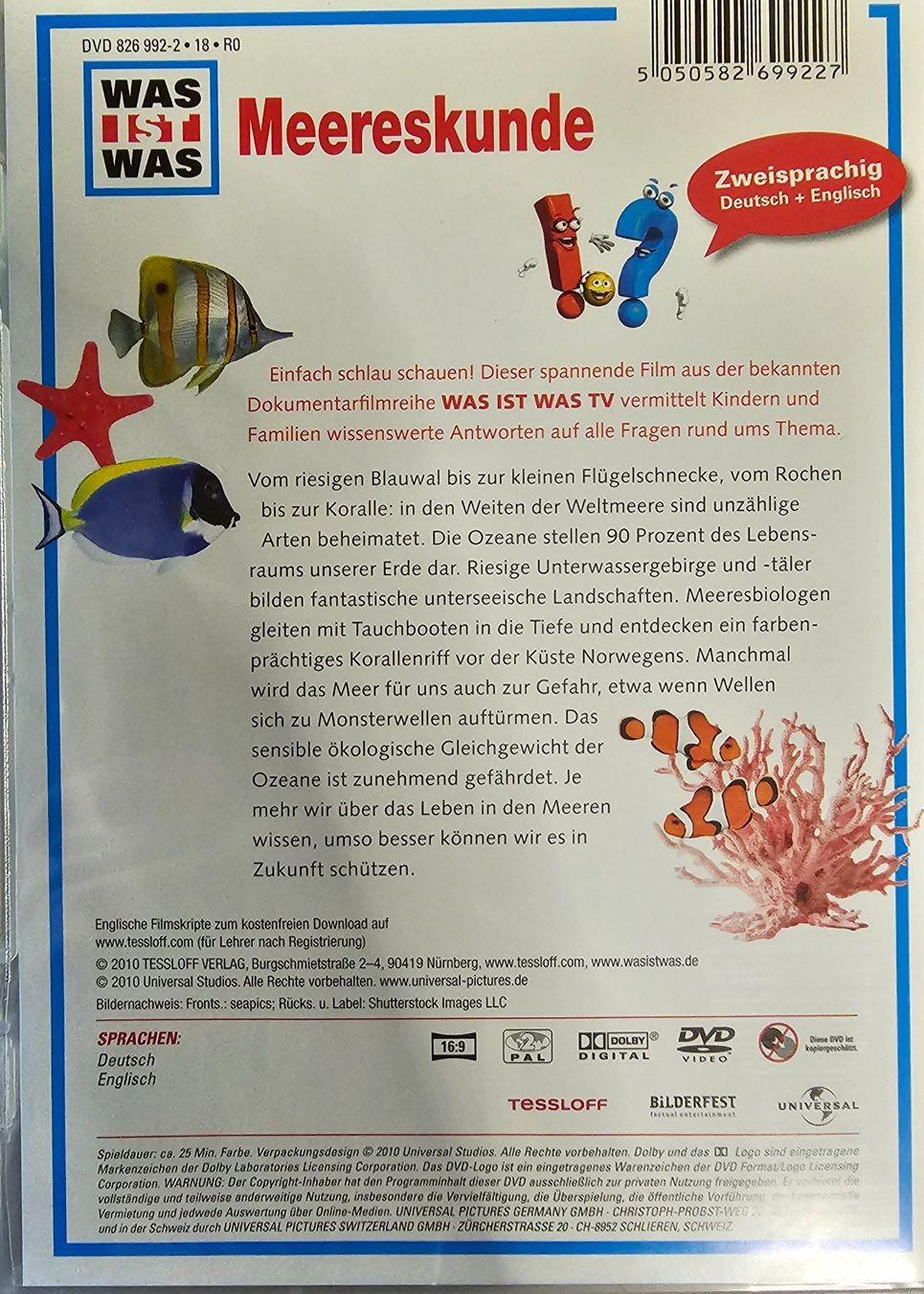 Tutti i DVDs: Was ist was - Meereskunde – Usato da Wahlen b. Laufen venduto da Cg10 1