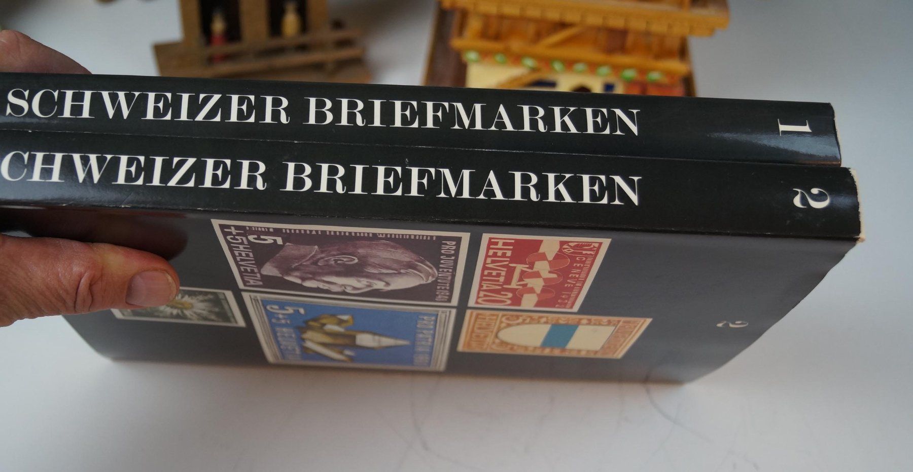 Bücher: Schweizer Briefmarken Band 1 und 2 Silva-Bücher – Gebraucht aus Härkingen von sammelbecken 9