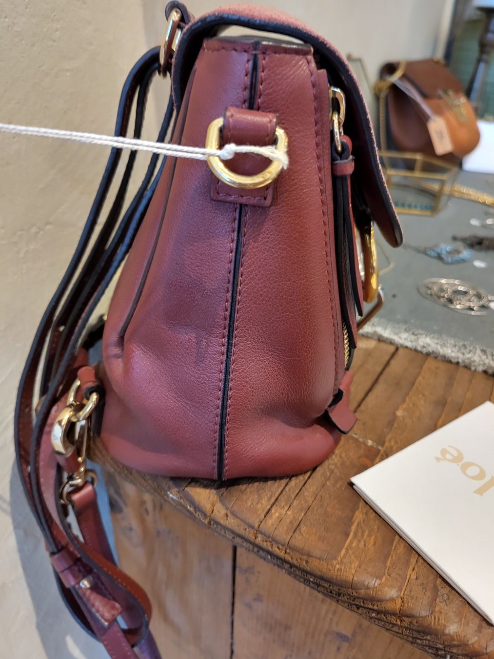 Chloé Borse da donna: Chloe backpack mini bordeaux – Usato da Losone venduto da ell_nora89 7