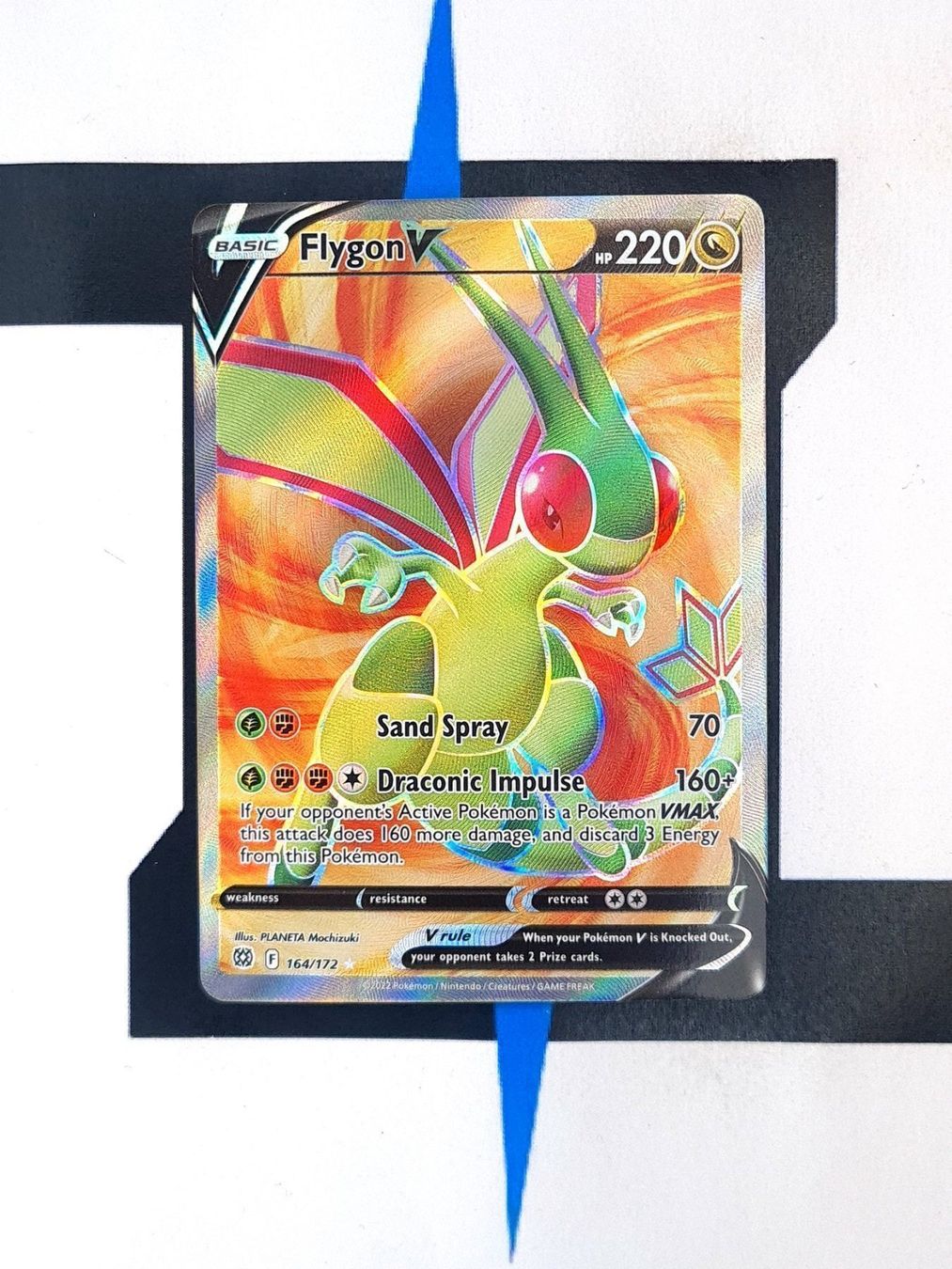 Pokémon Sammelbilder & Trading cards: Flygon V BRS164 EN EX – Gebraucht aus Basel von Zadoys