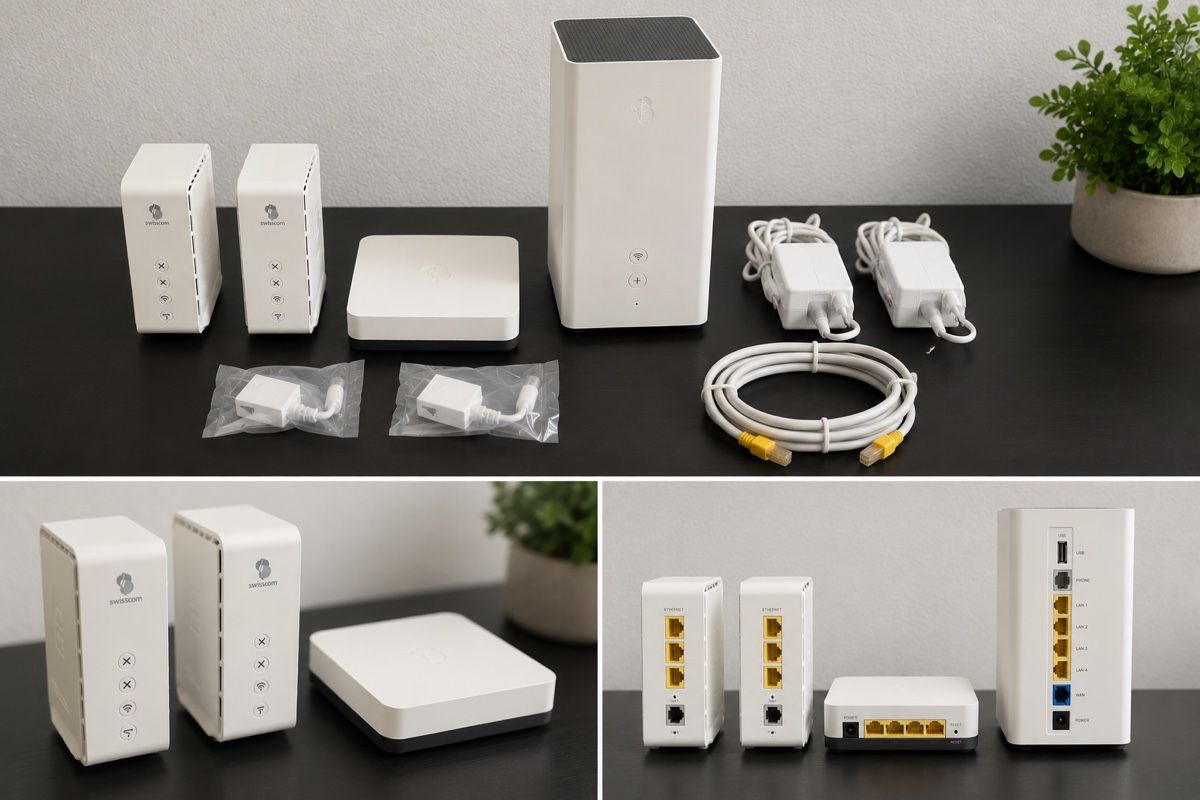 Swisscom Modems & Router: Internet-Box 2 WLAN-Boxen TV-Box IP1400 Swisscom – Gebraucht aus Wetzikon von SuzyQ.