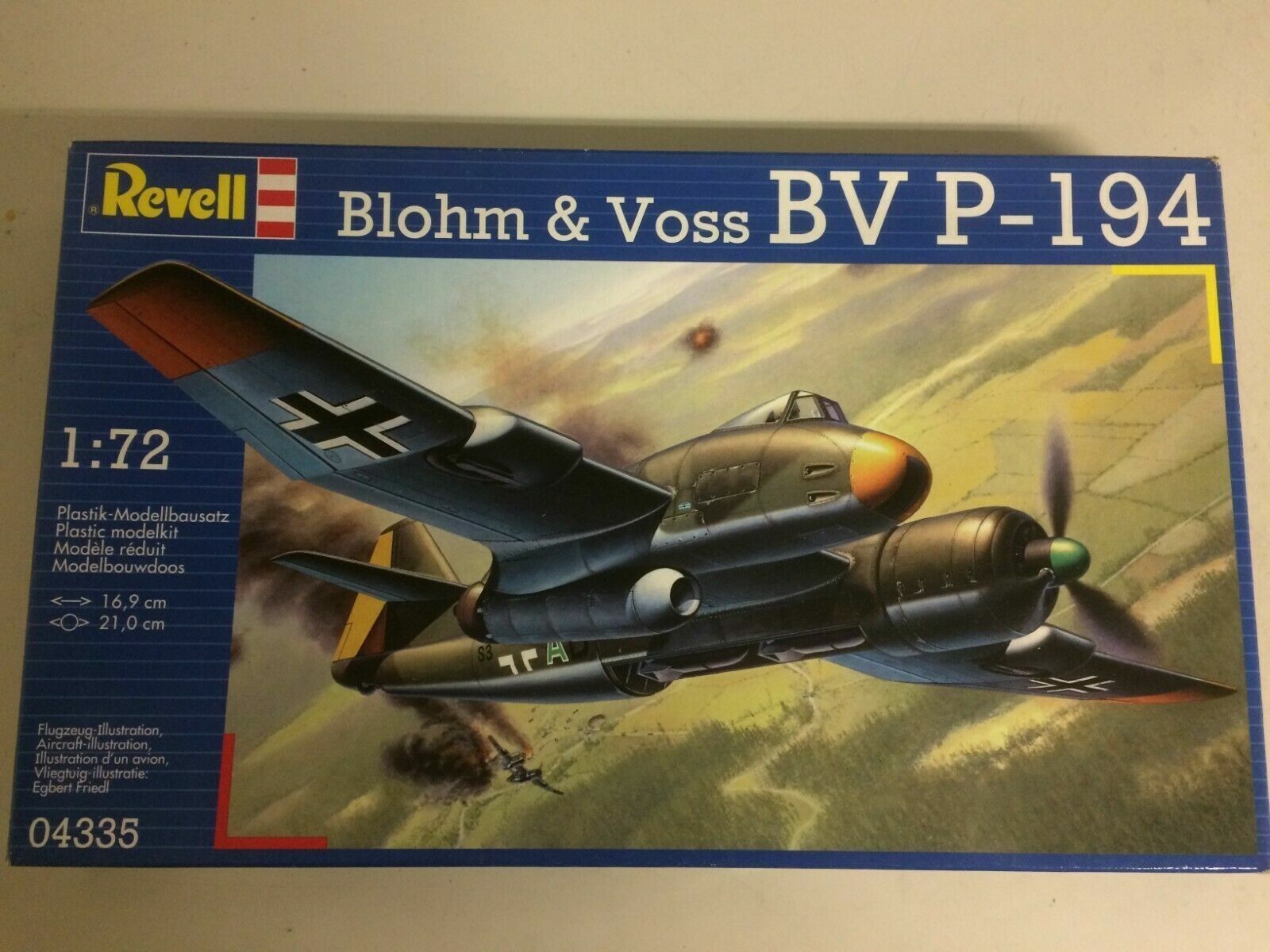 Revell Kit di modellismo & Modellini statici: plastic model kit scale 1/ 72 REVELL 04335 BLOHM & VOSS BV P – Nuovo e nell'imballaggio originale da Vezia venduto da Aquarius_Age