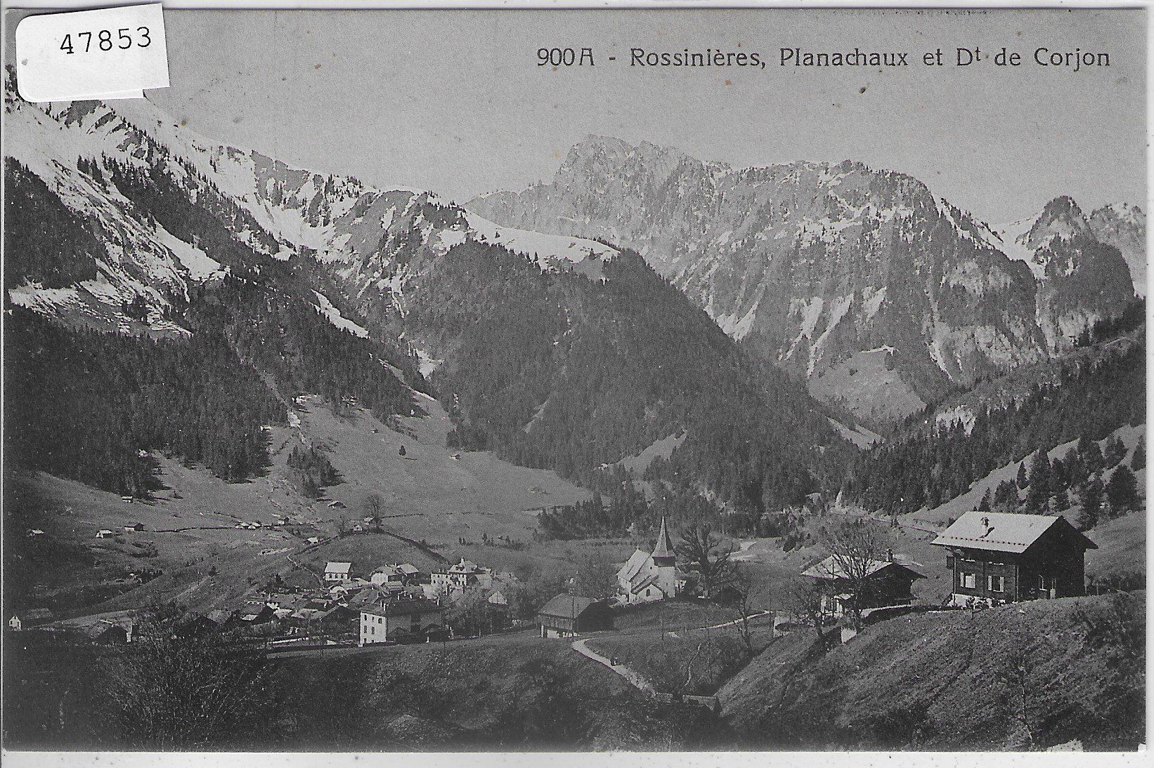 Cartes postales: Rossinieres - Planachaux et Dt. de Corjon – D'occasion à Ettingen par Kartenplanet