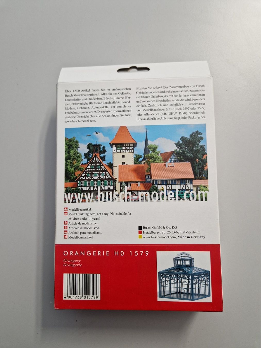 Busch Modelleisenbahnen: Busch 1579 Orangerie – Neu und originalverpackt aus Volketswil von ziz27 1