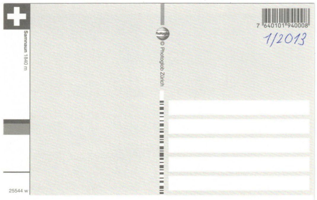 Cartoline postali: Samnaun - 3 Bild AK – Usato da Binningen venduto da Mountainrider 1