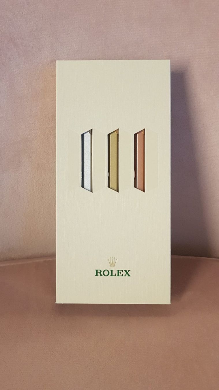 Caran D'Ache Penna & Evidenziatori: Coffret 3 stylos Rolex neufs – Nuovo e nell'imballaggio originale da Carouge GE venduto da Natcal22 1