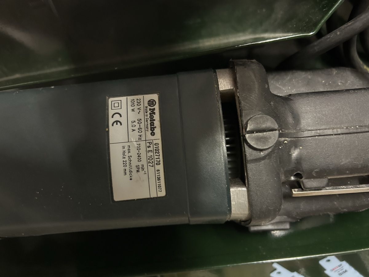 Metabo Seghe: Metabo Elektronik Pendel Säbelsäge PsE 1027 – Usato da Weissbad venduto da Usw63 4