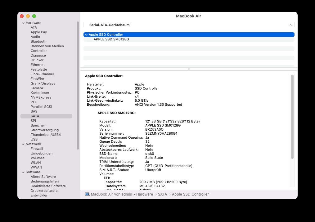 Apple Notebook: MacBook Air 13" 2017 / 8GB / 128GB SSD – Usato da Meisterschwanden venduto da Discus0 4