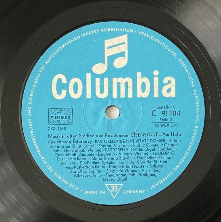 Schallplatten: Eisenstadt, Joseph Haydn, Gregor Joseph Werner – Gebraucht aus Flums von Empe1 3