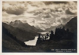 Blick v.Hahnensee auf Silsersee