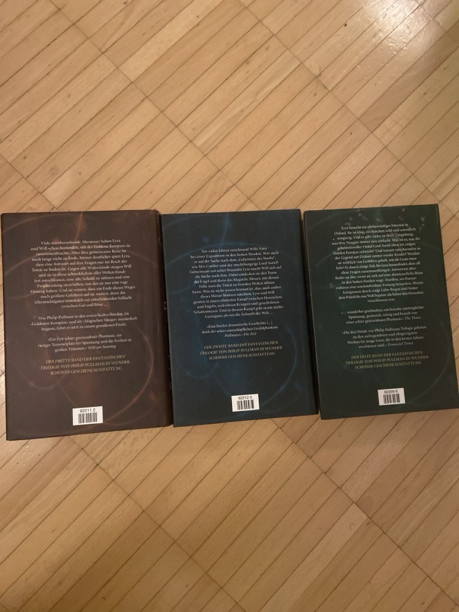 Libri: Philip Pullman: Trilogie - Der goldene Kompass u.a. – Usato da Ettingen venduto da LunariaMarket 1