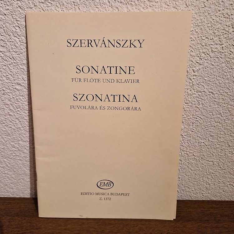 Libri: Notenheft Sonatine für Flöte und Klavier – Usato da Schmerikon venduto da lis_lj2v