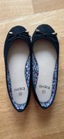 Schwarze Ballerinas, Grösse 34