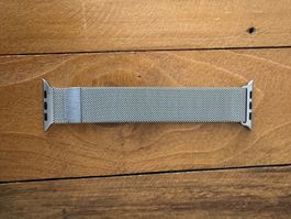 Apple Watch Milanese Loop Armband Silber (45mm)