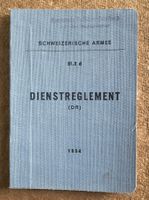 SCHWEIZER ARMEE DIENSTREGLEMENT DR 1954 51.2 D