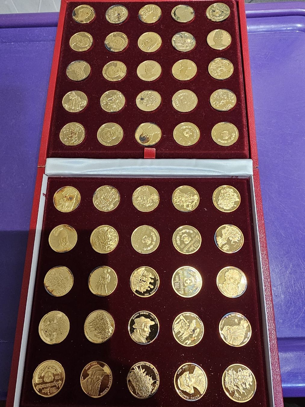 Medaglie: 700 Jahre Eidgenossenschaft 1291-1991 – Nuovo e nell'imballaggio originale da la neuveville venduto da houeka