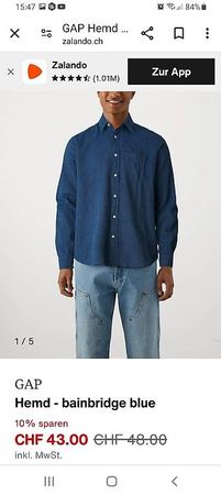 GAP Leinenhemd neu L / 43