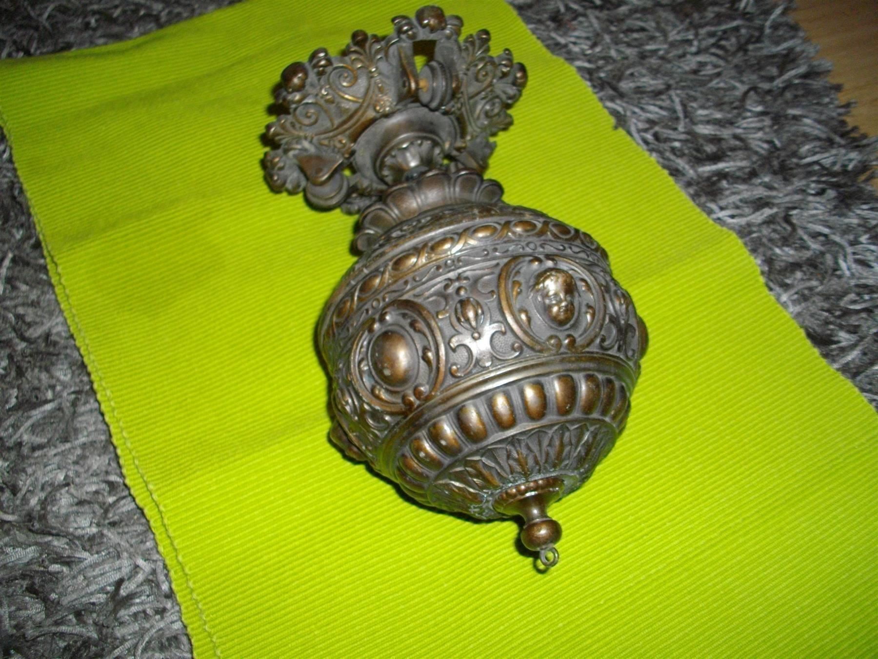 Lampade: Alter Lampenzug aus Eisen – Usato da Zürich venduto da protea59