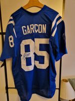 Autographe Pierre GARCON sur maillot custom Colts NFL
