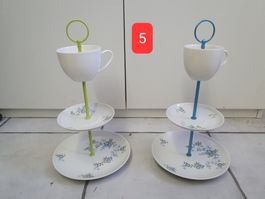 Coppia di alzatine triple (5)
