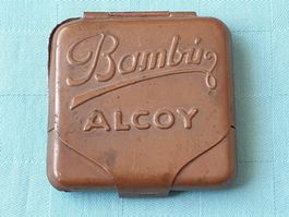 Vintage Bambu Alcoy Zigarettenpapierblättchen Blechdose Dose